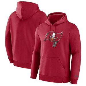 NWOT Tampa Bay Buccaneers NFL Fanatics Legacy Fleece Pullover Hoodie - Red XXL